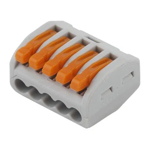 Construction-mounting terminal block SMK 415 NO-222-17 5-wire 0.08-2.5mm² with lever (pack 100pcs) Era B0033391