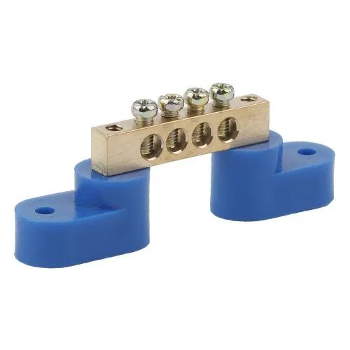 Busbar N "zero" on two angle insulators SHNI-6x9-4-U2 NO-222-54 syn. (pk.20pcs) ERA B0033434