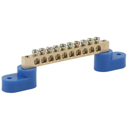 Busbar N "zero" on two angle insulators SHNI-6x9-10-U2 NO-222-57 syn. (pk. 10pcs) Era B0033437