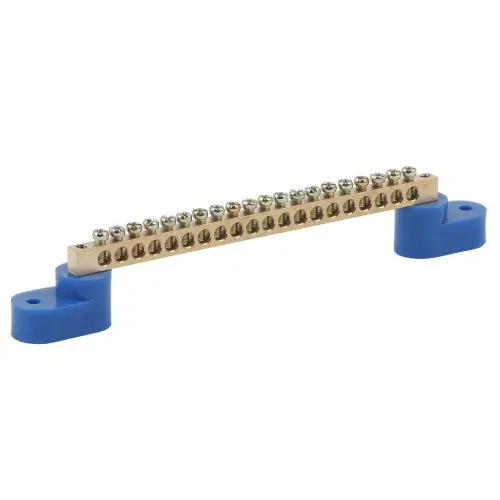 Busbar N "zero" on two angle insulators SHNI-6x9-20-U2 NO-222-62 syn. (pk.10pcs) Era B0033441