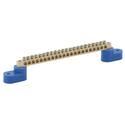 Busbar N "zero" on two angle insulators SHNI-6x9-22-U2 NO-222-63 syn. (pk.10pcs) Era B0033442