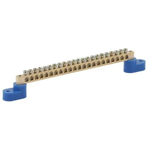 Busbar N "zero" on two angle insulators SHNI-8x12-22-U2 NO-222-74 syn. (pk.10pcs) Era B0033452