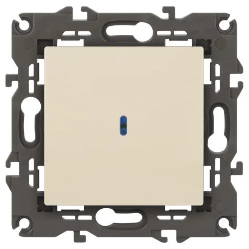 1-way switch SP Elegance 14-1102-02 10A IP20 250V 10AX with backlight mechanism ivory Era Б0034216