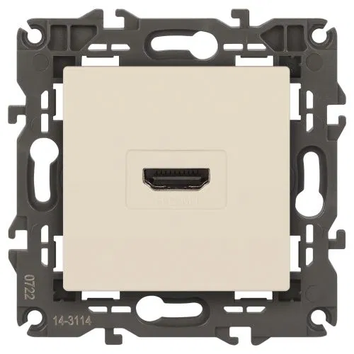 HDMI Elegance 插座 14-3114-02 象牙白 ЭРА Б0034333