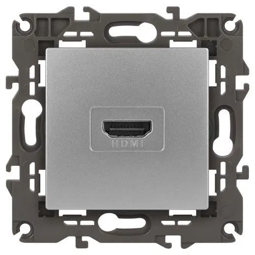 HDMI Elegance 14-3114-03 铝制插座 ERA Б0034334