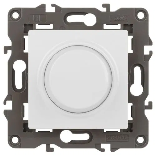 旋转式按压式调光器 400VA 230V 14-4101-01 Elegance 白色 ЭРА Б0034339
