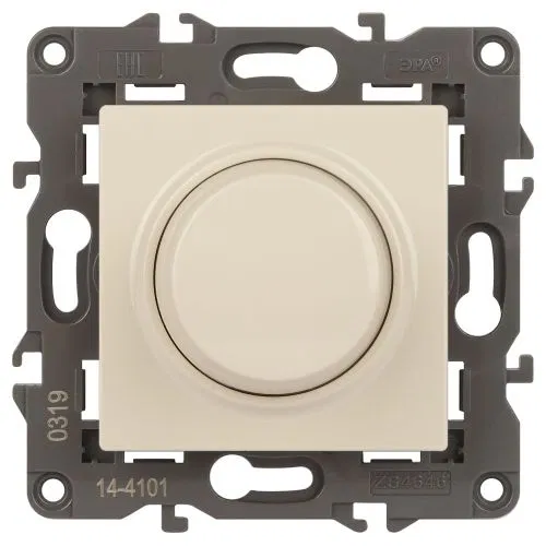 旋转式按压式调光器 400VA 230V 14-4101-02 Elegance 象牙白 ЭРА Б0034340