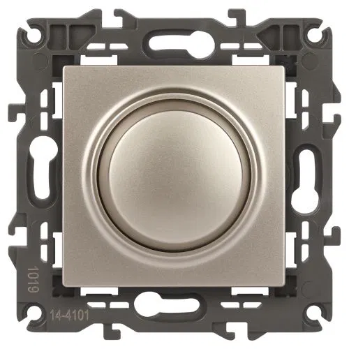 旋转式按压式调光器 400VA 230V 14-4101-04 Elegance 香槟色 ЭРА Б0034342
