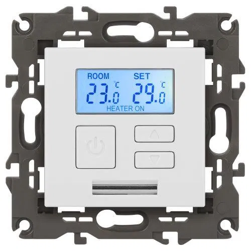 通用温控器 14-4111-01 230V-Imax16A Elegance 白色 ЭРА Б0034375