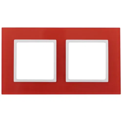 Frame 2-m 14-5102-23 glass Elegance red+white ERA B0034496