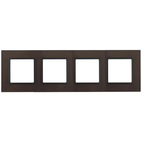 4-gang frame 14-5104-13 Elegance bronze+anthracite ERA Б0034529