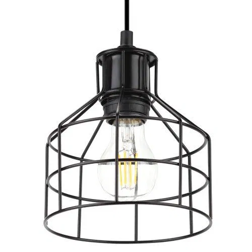 PL9 BK 吊灯 max. 60W E27 d160mm 金属黑 ЭРА Б0037456