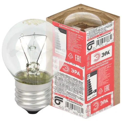 Incandescent lamp DSH 40-230-E27 40W globe (P45) 230V E27 ERA B0039133
