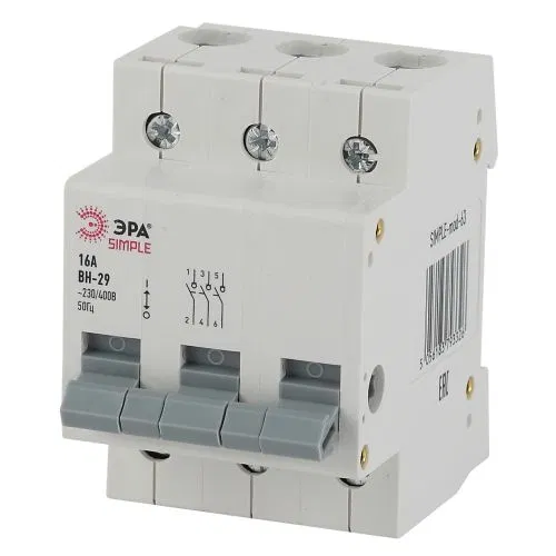 Load switch 3p 16A ВН-29 SIMPLE-mod-63 ЭРА Б0039253