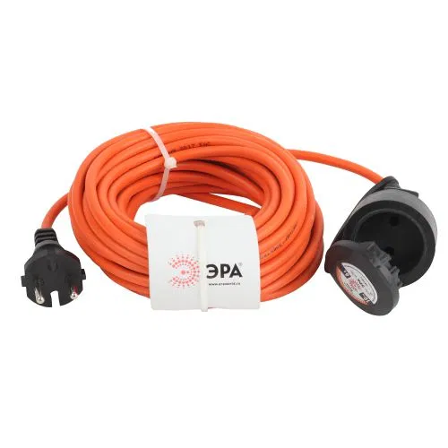 Удлинитель-шнур 1х10м без заземл. 6А IP20 UPx-1-2х0.75-10m ПВС 2х0.75 (бухта) Эра Б0043036