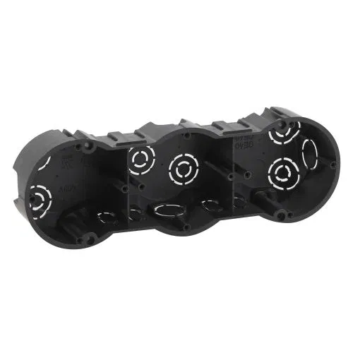 三位安装盒 KUT 212x70x45mm 适用于硬质墙面 自攻螺丝 IP20 Эра Б0047214