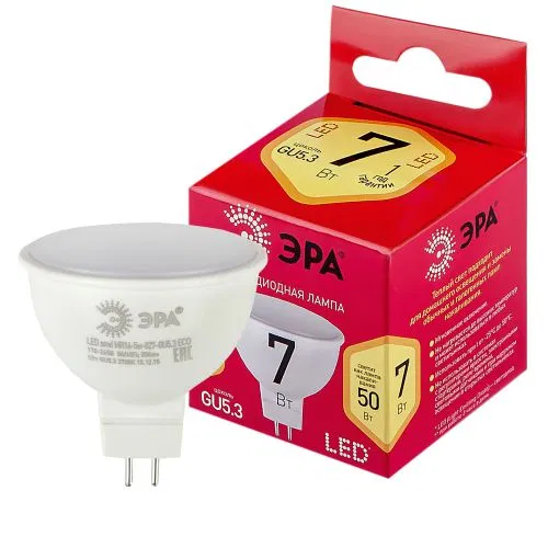 RED LINE LED MR16-7W-827-GU5.3 R 7W MR16 spotlight 2700K warm white GU5.3 Era Б0050231