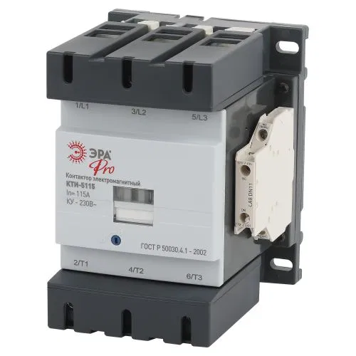 Контактор КТИ-5115 KKT50-115-230-10-E 115А 230В/АС3 PRO Эра Б0054920
