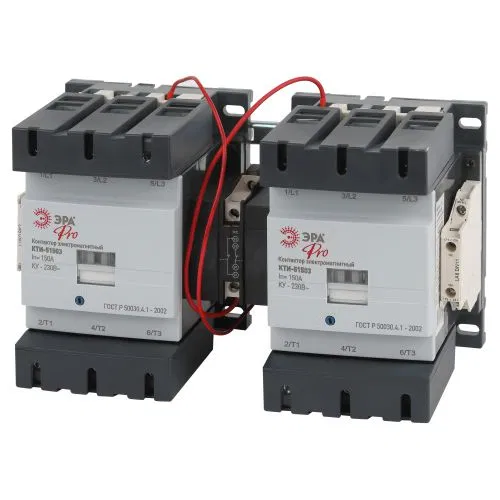 Контактор КТИ-51503 реверсивный PRO KKT53-150-230-10-E 150А 230В/АС3 Эра Б0054935