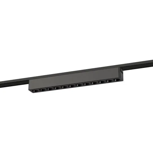 Светильник светодиодный трековый TRM-S5-2-12W4K-BK 12Вт 4000К с направленным светом для тонкого магнитного шинопровода черн. Эра Б0059050