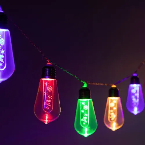 Гирлянда светодиодная "Нить С Новым Годом" 3м 10LED мультиколор IP20 ENIN-16MЭра Б0060415 Эра