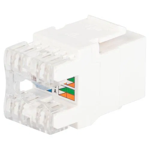Люк 18-8002-01 коннектор RJ45 CAT6 UTP Keystone бел. Эра Б0063290