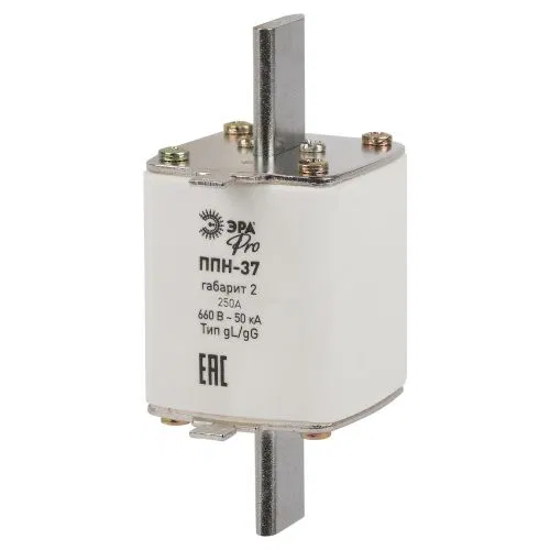 Предохранитель плавкий ППН-37 габарит 2 250А PRO ppn-37-2-250 Эра Б0064024