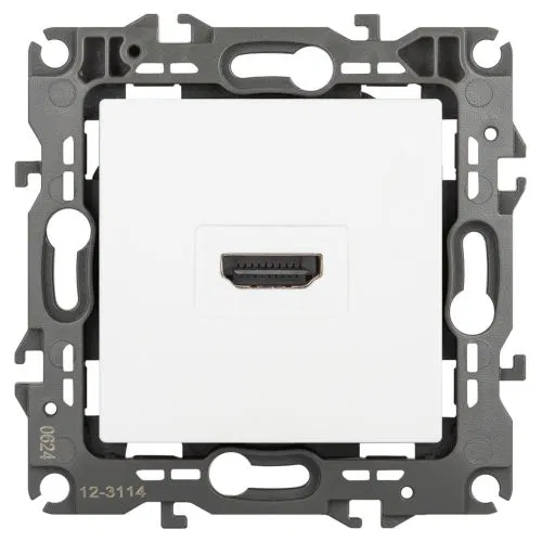 Розетка Эра12 12-3114-01М HDMI бел. матов. Эра Б0065724