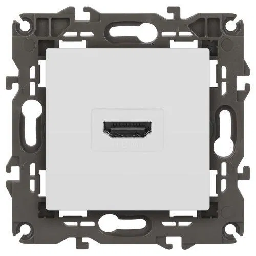 Розетка 1-м СП Elegance 14-3114-01М HDMI бел. матов. Эра Б0065776