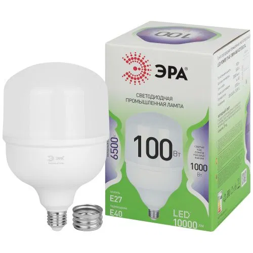 GREEN LINE POWER T140-100W-865-E27/E40 GL 100W 灯泡 钟形 6500K 冷白光 E27/E40 Эра Б0067055