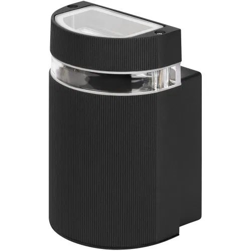 Светильник "Адрия" GBW-102-BL-0160 max 30Вт 1хGU10 IP54 230В 160х100х95мм уличный настен. вверх черн. Эра Б0069593