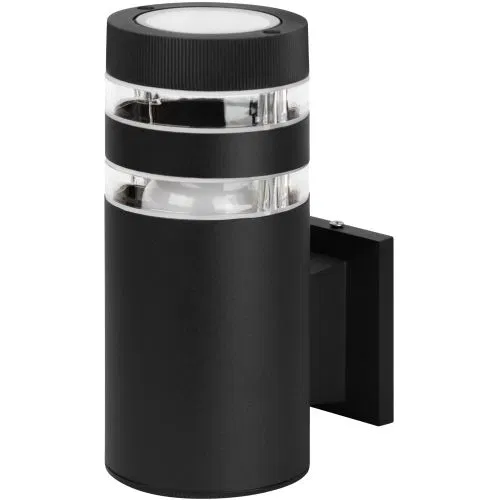 Светильник "Адрия" GBW-102-BL-0200 max 30Вт 1хE27 IP54 230В 200х150х90мм уличный настен. вверх черн. Эра Б0069594
