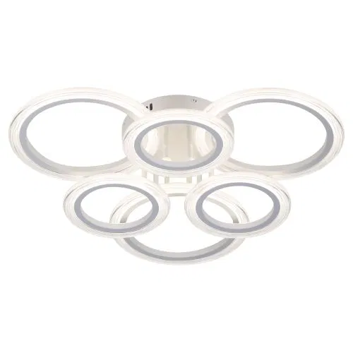 Светильник светодиодный Ring CLL-1-90-RC WH 90Вт 3000К-6000К 620х620х125 с пультом ДУ бел. Эра Б0069749