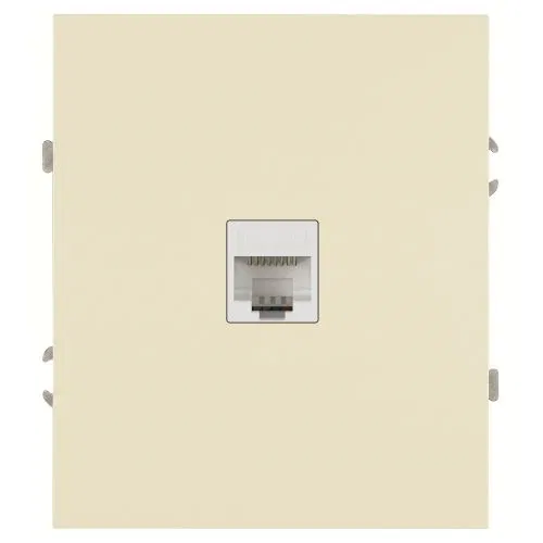 Розетка информационная 1-м СП Arktik RJ45 16А IP20 250В сл. кость Эра Б0070475