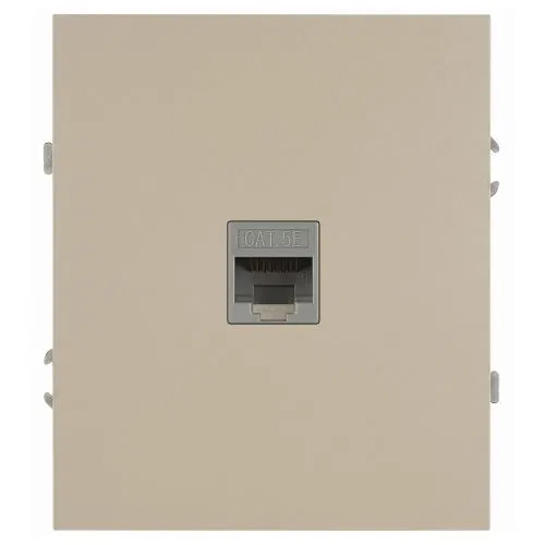 Розетка информационная 1-м СП Arktik RJ45 16А IP20 250В шампань Эра Б0070477