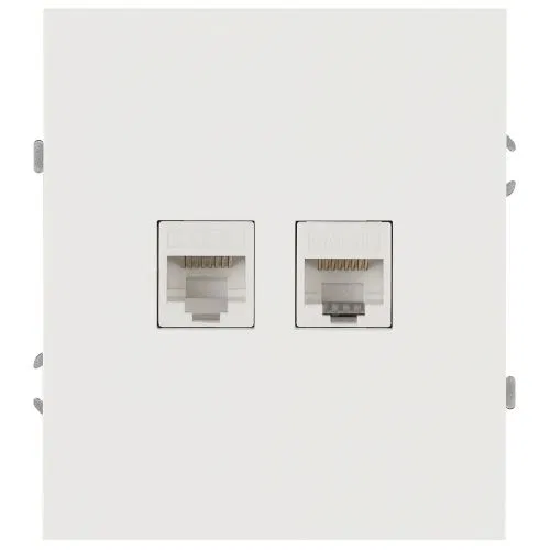 Розетка информационная 2-м СП Arktik RJ45 16А IP20 250В бел. Эра Б0070484