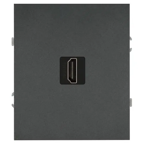 Розетка HDMI СП Arktik 16А IP20 250В графит Эра Б0070509
