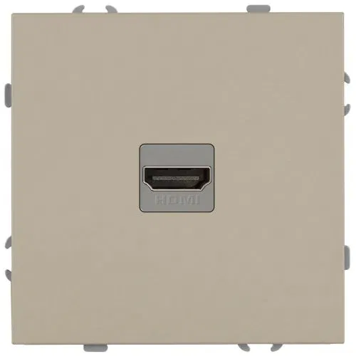 Розетка HDMI СП Galaxy 16А IP20 250В шампань Эра Б0070797