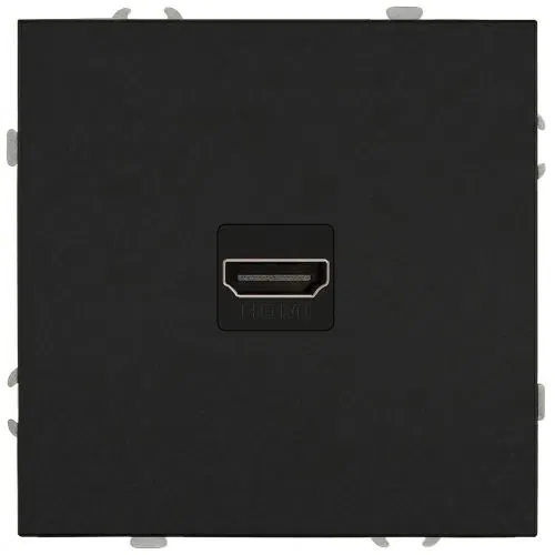 Розетка HDMI СП Galaxy 16А IP20 250В антрацит Эра Б0070798