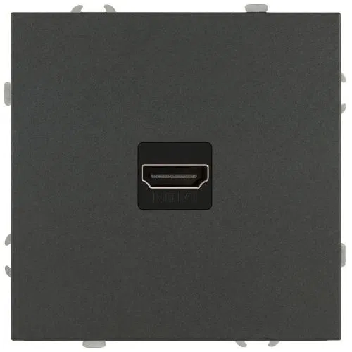 Розетка HDMI СП Galaxy 16А IP20 250В графит Эра Б0070799