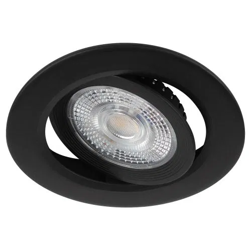 Светильник светодиодный KL LED 25A-5 3K BK SET 10 5Вт 3000К IP20 встраив. круглый поворотн. черн. (уп.10шт) Эра Б0070935