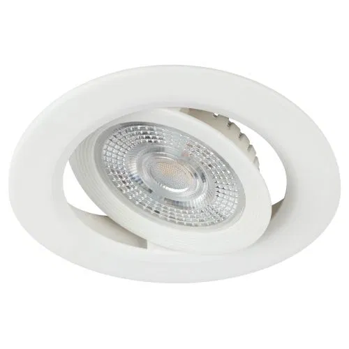 Светильник светодиодный KL LED 25A-5 4K WH SET 10 5Вт 4000К IP20 встраив. круглый поворотн. бел. (уп.10шт) Эра Б0070938