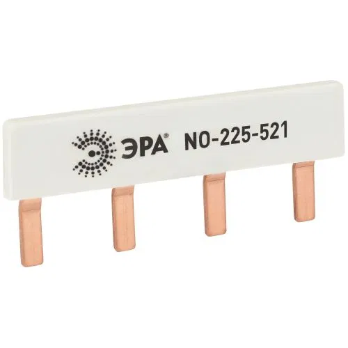 Connecting busbar ERA NO-225-521 compact L phase PIN pin 1P 63A 4 modules ERA (pack 4pcs) Era B0071210