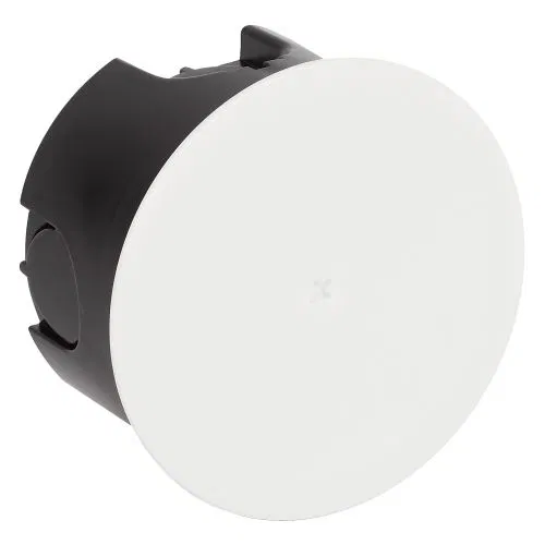 Junction box KRT-75-42 flush mount 75x42mm for solid walls IP20 cover black/white Era Б0071928