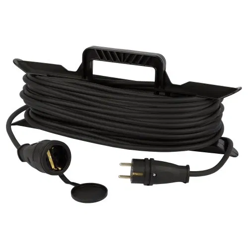 Power extension cord GREEN LINE FR-KG-30m-3х2.5-IP44 on frame 1 socket with cover with grounding 30m KG 3x2.5mm2 IP44 Era B0072565