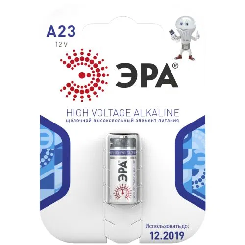 Alkaline battery A23-1BL for alarm remotes (blist.1pc) Era C0038449
