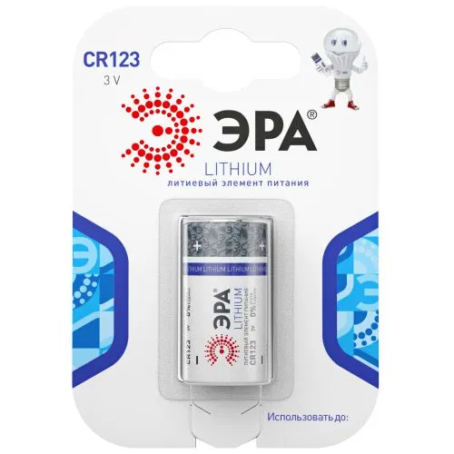Lithium battery CR123-1BL (blist. 1pc) ERA C0040519