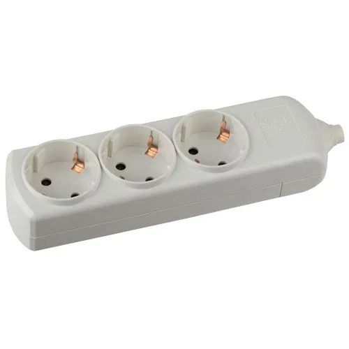 Extension cord block 3-outlet with ground K-3e Era C0045314