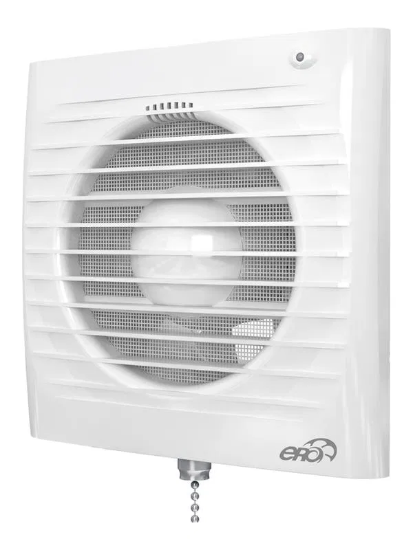 Axial exhaust fan D100 with mosquito net and cord pull switch ERA 4-02