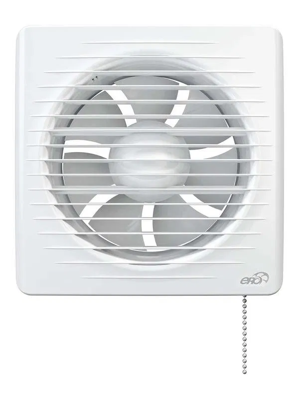 Axial exhaust fan D150 with mosquito net and pull cord switch ERA 6-02